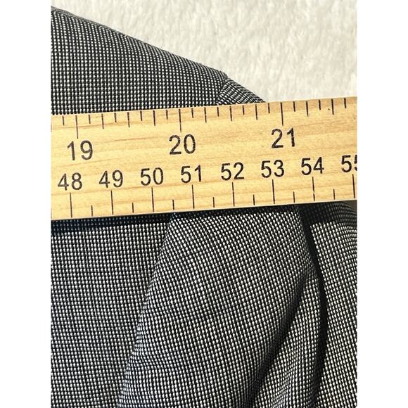 Vintage Burberry Mens 46L Gray Nailhead Double Breasted Designer Power Blazer - Picture 9 of 14